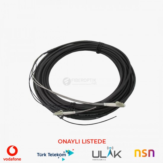 LC LC OM2 Multi Mode Zırhlı Patch Cord 40 Metre