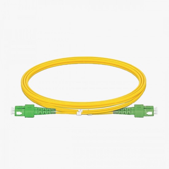 2m LWL SC UPC-SC APC cavo patch duplex os2 9/125 3mm ottiche GIALLO 
