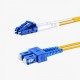 SC/UPC - LC/UPC OS2 Duplex 9/125 Fiber Optik Patch Cord
