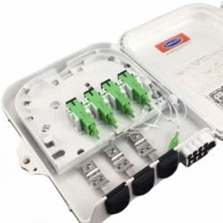 1x8 Fiber Optik Dağıtım Kutusu - IP65 - GPON - ODK - SC/APC Splitter 3 Giriş  8 Çıkış
