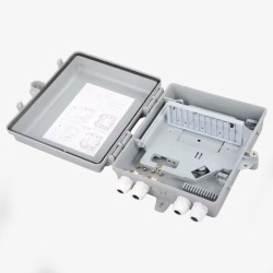 24 Port Fiber Optik Dağıtım Kutusu GPON - ODK -IP65 2 Giriş - 2 Çıkış