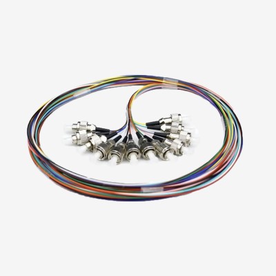 Pigtail - FC UPC G657A2 OS2 12 Renk  LSZH - Semi Tight Buffer  -  0,9mm - 2 meter