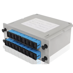 1x16 Fiber Optik Bölücü, Kaset Tipi SC UPC, Fiber Optik Splitter